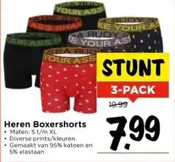 Vomar Voordeelmarkt Heren Boxershorts aanbieding
