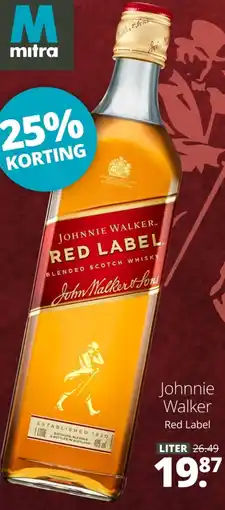 Mitra Johnnie Walker Red Label aanbieding