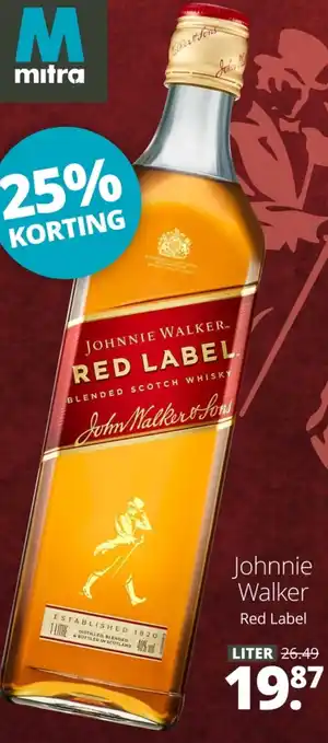 Mitra Johnnie Walker Red Label aanbieding