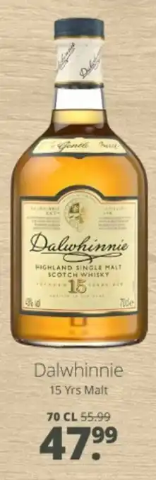 Mitra Dalwhinnie 15 Yrs Malt aanbieding