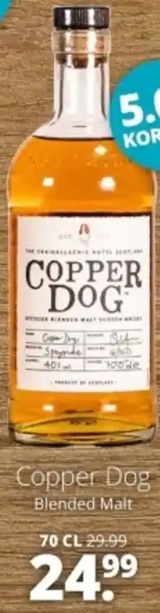 Mitra Copper Dog Blended Malt aanbieding
