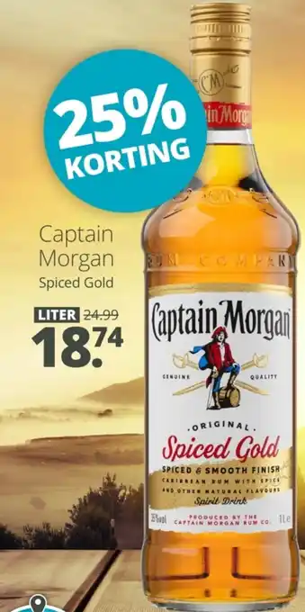 Mitra Captain Morgan Spiced Gold aanbieding