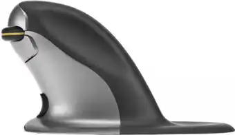 Bol.com Fellowes ergonomische muis Penguin draadloos medium zwart met grijs aanbieding