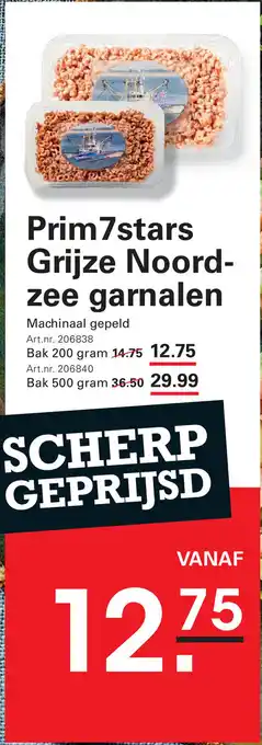 Sligro Prim7stars Grijze Noord zee garnalen aanbieding