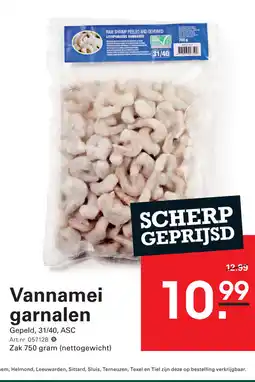 Sligro Vannamei garnalen aanbieding