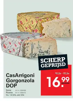 Sligro CasArrigoni Gorgonzola DOP aanbieding