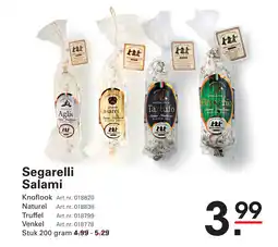 Sligro Segarelli Salami aanbieding