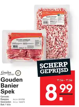 Sligro Gouden Banier Spek aanbieding