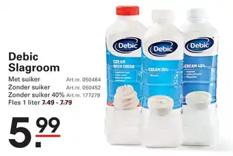 Sligro Debic Slagroom aanbieding