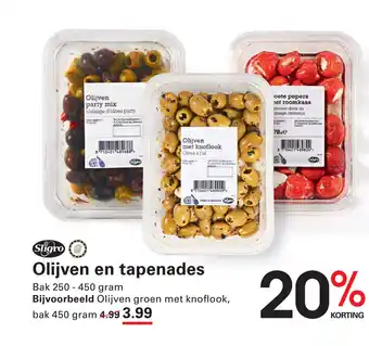 Sligro Olijven en tapenades aanbieding