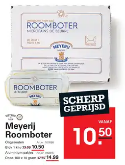Sligro Meyerij Roomboter aanbieding