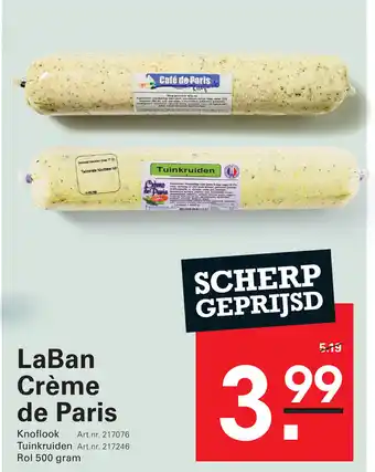 Sligro LaBan Crème de Paris aanbieding