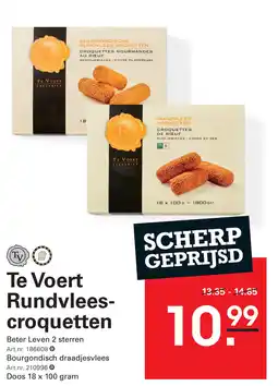 Sligro Te Voert Rundvlees croquetten aanbieding