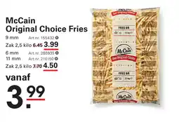 Sligro McCain Original Choice Fries aanbieding