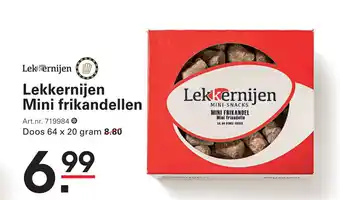 Sligro Lekkernijen Mini frikandellen aanbieding