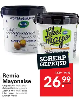 Sligro Remia Mayonaise aanbieding