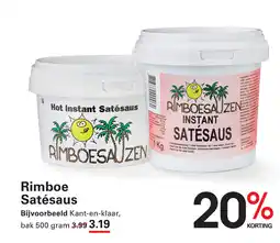 Sligro Rimboe Satésaus aanbieding