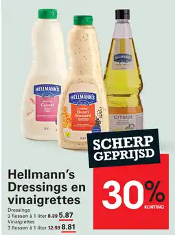 Sligro Hellmann's Dressings en vinaigrettes aanbieding