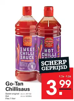 Sligro Go-Tan Chillisaus aanbieding