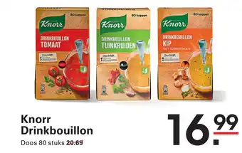 Sligro Knorr Drinkbouillon aanbieding