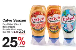 Sligro Calvé Sauzen aanbieding