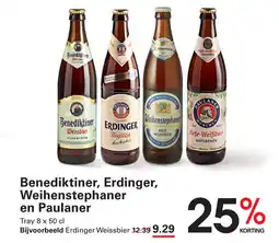 Sligro Benediktiner, Erdinger, Weihenstephaner en Paulaner aanbieding