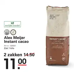 Sligro Alex Meijer Instant cacao aanbieding