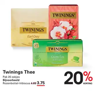 Sligro Twinings Thee aanbieding