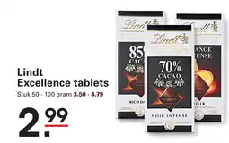 Sligro Lindt Excellence tablets aanbieding