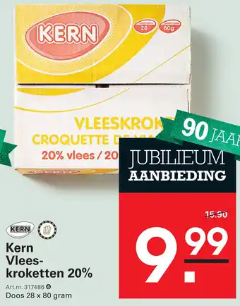 Sligro Kern Vlees kroketten 20% aanbieding