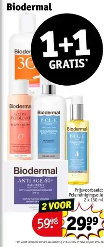 Kruidvat Biodermal aanbieding