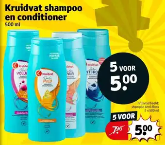 Kruidvat Kruidvat shampoo en conditioner aanbieding