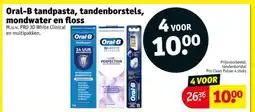 Kruidvat Oral-B tandpasta, tandenborstels, mondwater en floss aanbieding