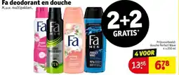 Kruidvat Fa deodorant en douche aanbieding