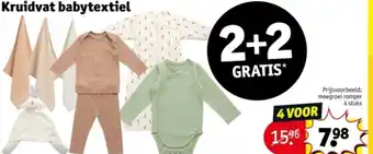 Kruidvat Kruidvat babytextiel aanbieding