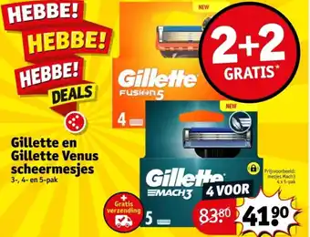 Kruidvat Gillette Venus scheermesjes aanbieding