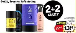 Kruidvat Got2b, Syoss en Taft styling aanbieding