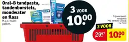 Kruidvat Oral-B tandpasta, tandenborstels, mondwater en floss aanbieding