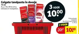 Kruidvat Colgate tandpasta in doosje aanbieding