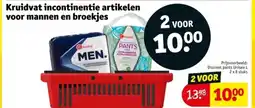 Kruidvat Kruidvat incontinentie artikelen voor mannen en broekjes aanbieding