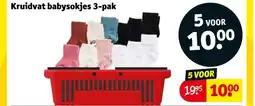 Kruidvat Kruidvat babysokjes 3-pak aanbieding