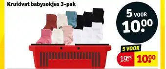 Kruidvat Kruidvat babysokjes 3-pak aanbieding