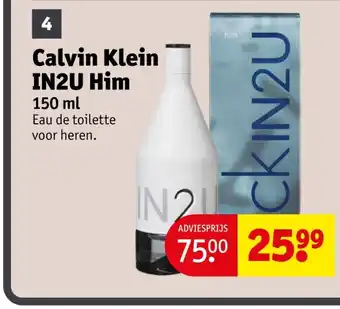 Kruidvat Calvin Klein IN2U Him aanbieding