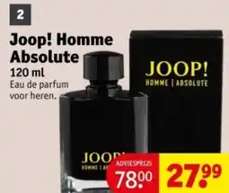 Kruidvat Joop! Homme Absolute aanbieding