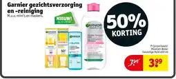 Kruidvat Garnier gezichtsverzorging en reiniging aanbieding