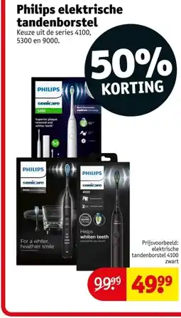 Kruidvat Philips elektrische tandenborstel aanbieding