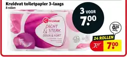 Kruidvat Kruidvat toiletpapier 3-laags aanbieding