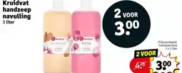 Kruidvat Kruidvat handzeep navulling aanbieding