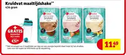 Kruidvat Kruidvat maaltijdshake aanbieding
