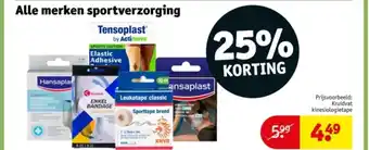 Kruidvat Alle merken sportverzorging aanbieding